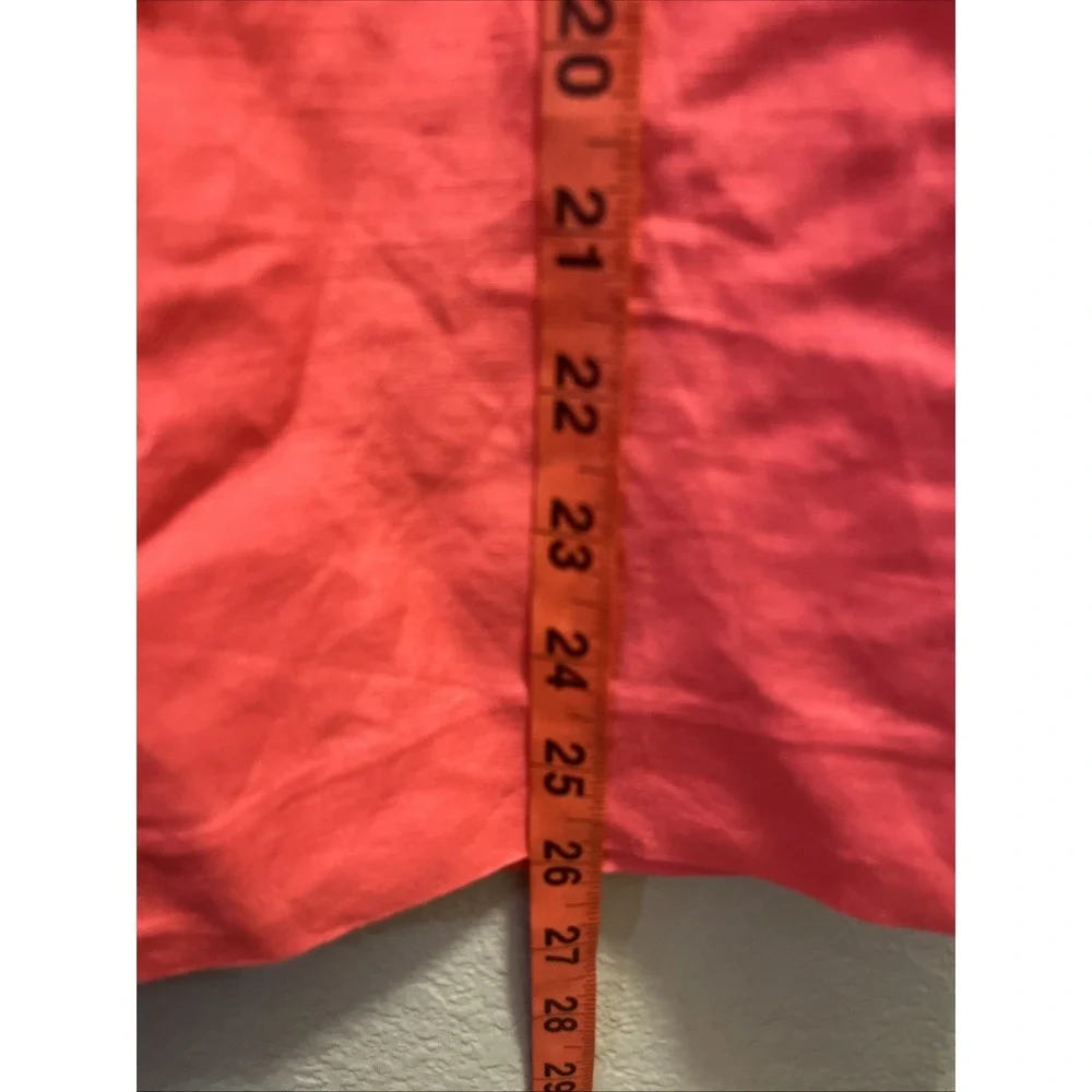 ANN TAYLOR NWT ‎ Solid Pink Lined Linen Blend Pencil Skirt Size 12